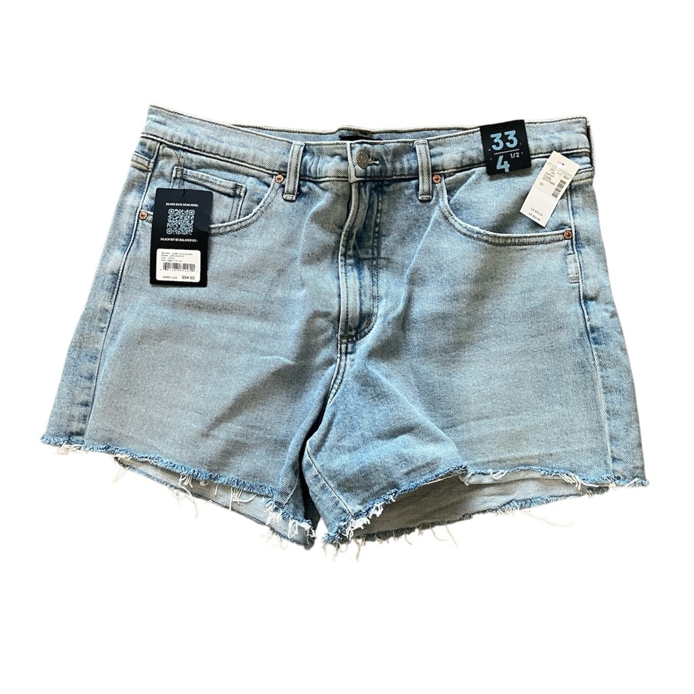 Classic Light Blue Denim Jean Shorts size 33